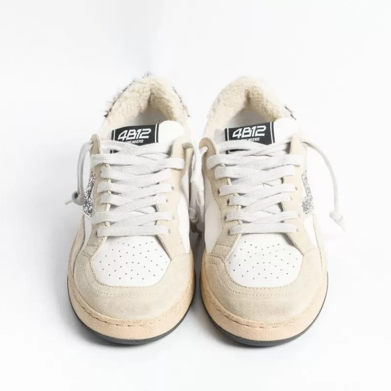 Women 4B12 Sneakers* - Sneakers - Play New D132 - Cream White