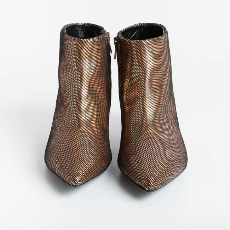 Women Anna F. Ankle Boots*Anna F - Ankle Boot - 9397 - Gold / Bronze