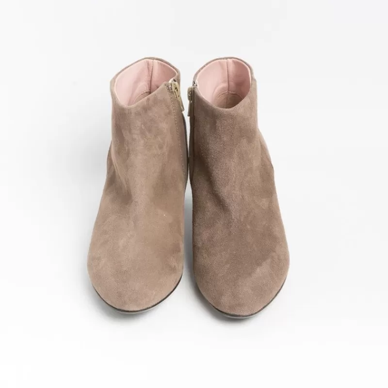 Women Anna F. Ankle Boots*Anna F - Ankle Boot - 9787 - Taupe Suede