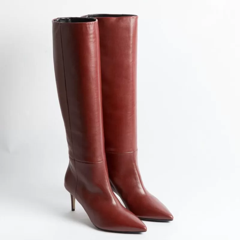 Women Anna F. Boots*Anna F - Boots - 9783 - Nappa - Carmine