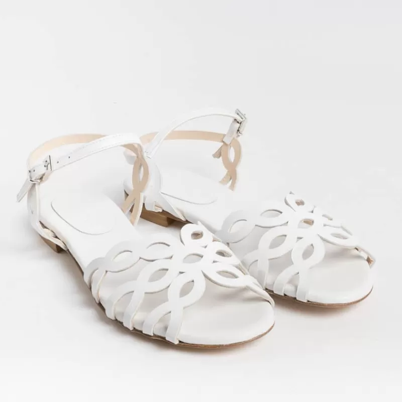 Women Anna F. Low Sandals* - Flat Sandals 3669 - White