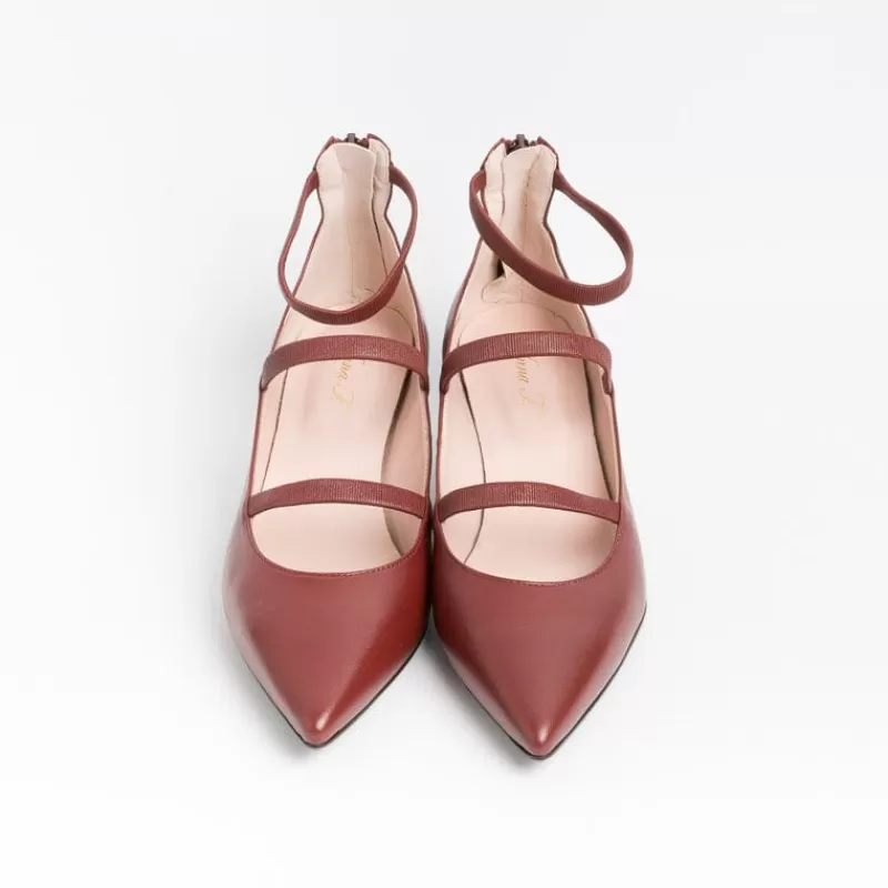 Women Anna F. Decollete* - Pumps - 1656 - Leather - Carmine