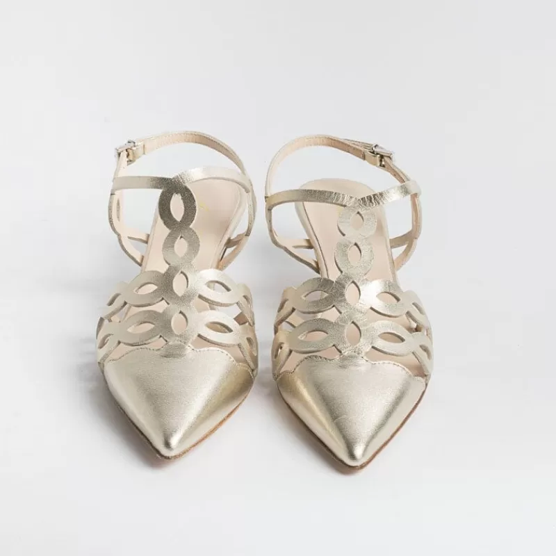 Women Anna F. Slingbacks* - Sling Back - 1483 - Platinum Laminate