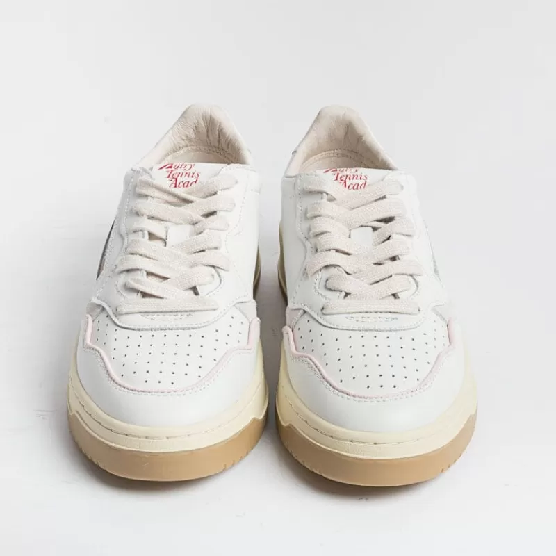 Women AUTRY - Collezione donna Sneakers*Autry Ce19- Sneakers Low Wom Leat/Suede - White Piping Pink