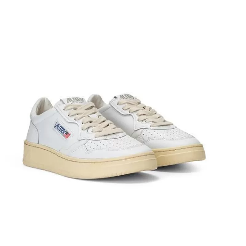 Men AUTRY - Collezione uomo Sneakers*Autry Ll21 - Sneakers Low Man All Leat - White/Red