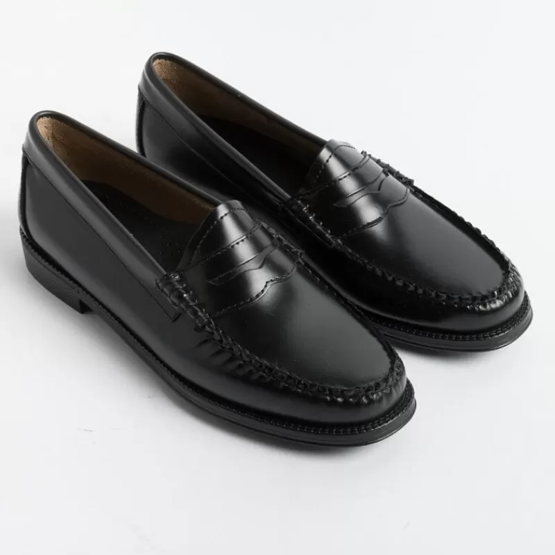 Women G.H. BASS - Collezione Donna Loafers*Bass - Moccasin - Black Leather