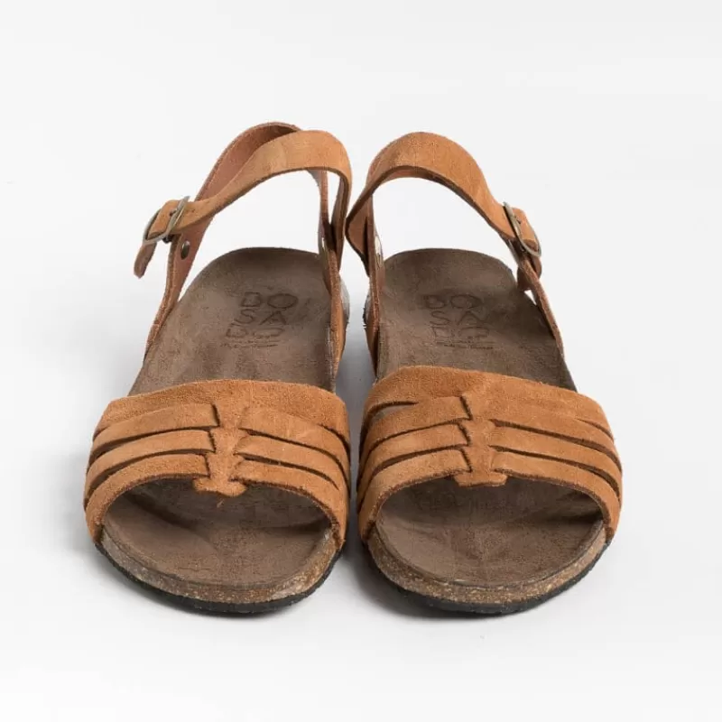 Women BOSABO Low Sandals* - Flat Sandals - 478 - Hazelnut