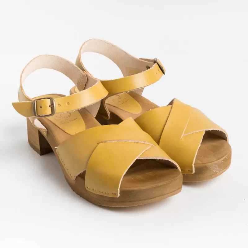 Women BOSABO Sandals With Heel* - Sandals With Heels - 457 - Ochre