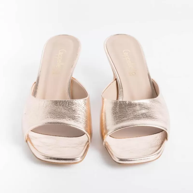 Women CAPPELLETTO 1948 Mules* - Mules - Elise4 - Champagne Laminate