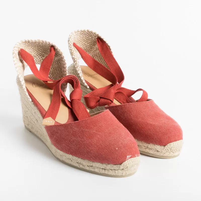 Women CASTAÑER Sandals With Heel*Castaner - Sandals With Heels - Espadrilles - Carina6 - Red