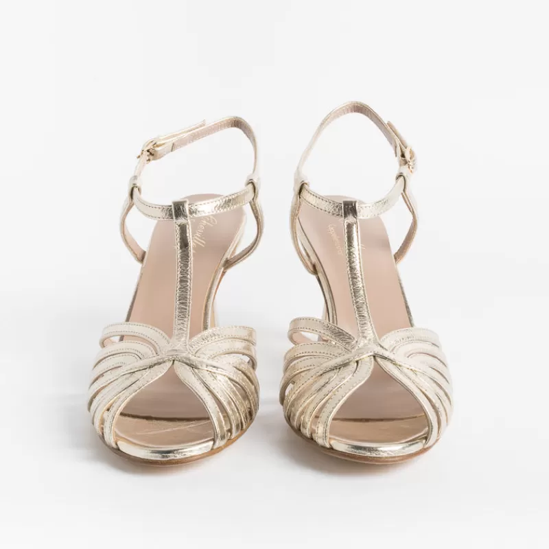 Women CHEVILLE Ceremony - Shoes And Clutches* - Sandals With Heel - Ophelia - Platinum