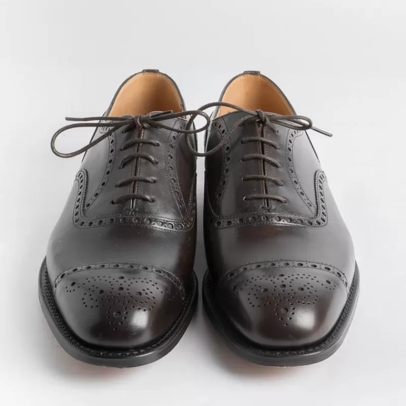 Men Church's Derby And Oxford Shoes* - Diplomat Derby Brogue - Superior Burnt Calf