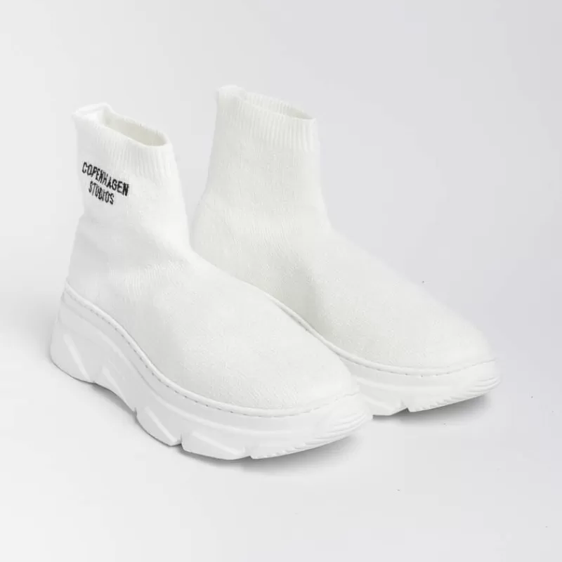 Women COPENHAGEN Ankle Boots* - Boot Sneakers - Cph198 - White