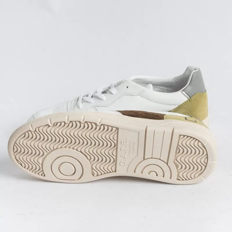 Men DATE Sneakers* - Sneakers - Court 2.0 - Vintage Calf White Army