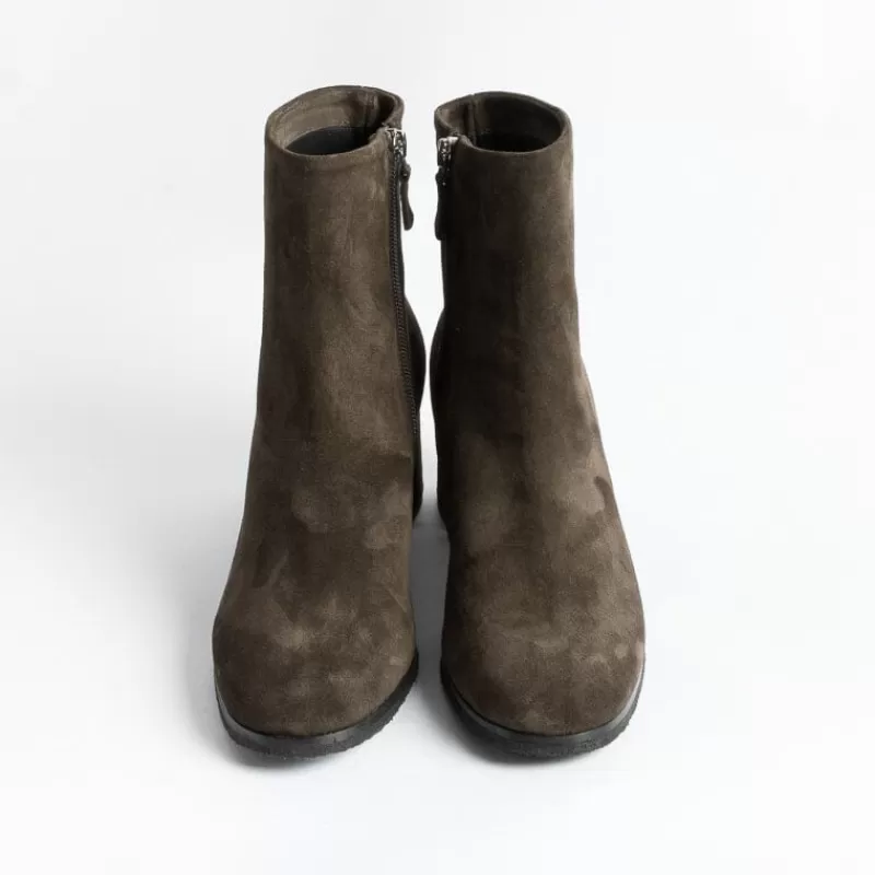 Women DEL CARLO Ankle Boots* - Ankle Boot - 11411 - Dafne Tek - Dark Brown