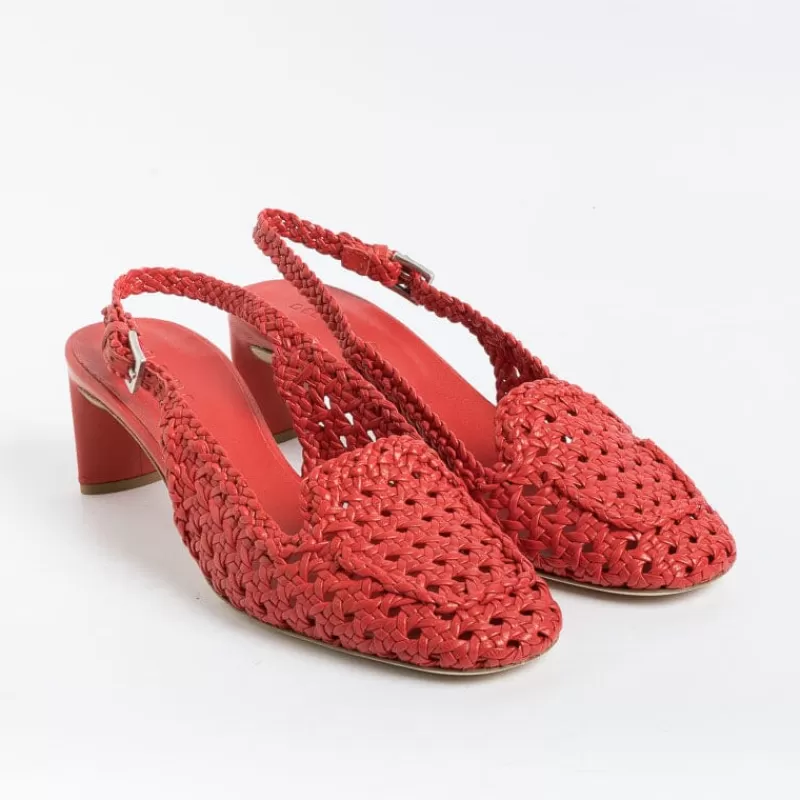 Women DEL CARLO Slingbacks* - Sling Back - 11503 - Miro - Poppy Weaving