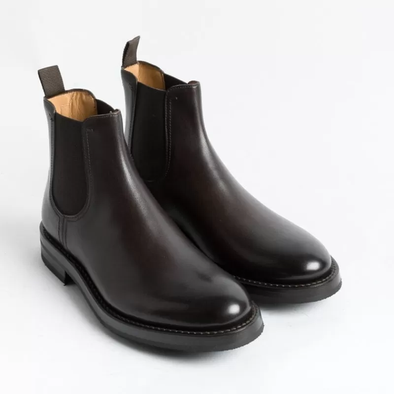 Men FABI Oxfords* - Beatles - 981 - Dark Brown Deco