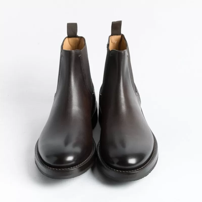 Men FABI Oxfords* - Beatles - 981 - Dark Brown Deco