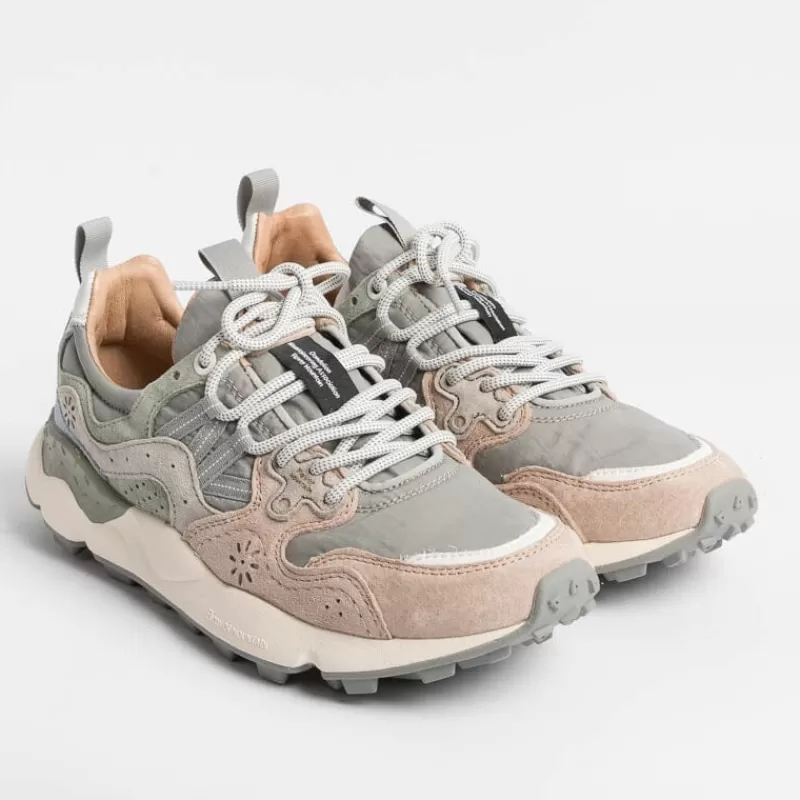 Women FLOWER MOUNTAIN Sneakers* - Sneakers Yamano 1M15 - Grey/ Pink