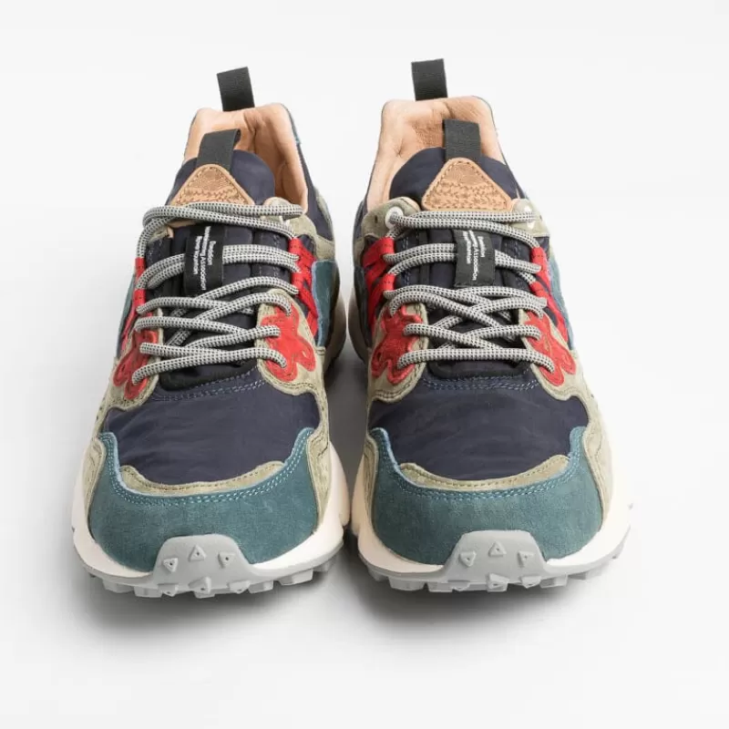 Men FLOWER MOUNTAIN Sneakers* - Yamano 3 Sneakers - 1C38 Blue/Turquoise Green