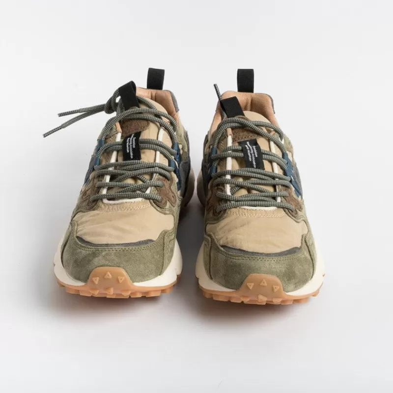 Men FLOWER MOUNTAIN Sneakers* - Yamano 3 Sneakers - Beige / Military
