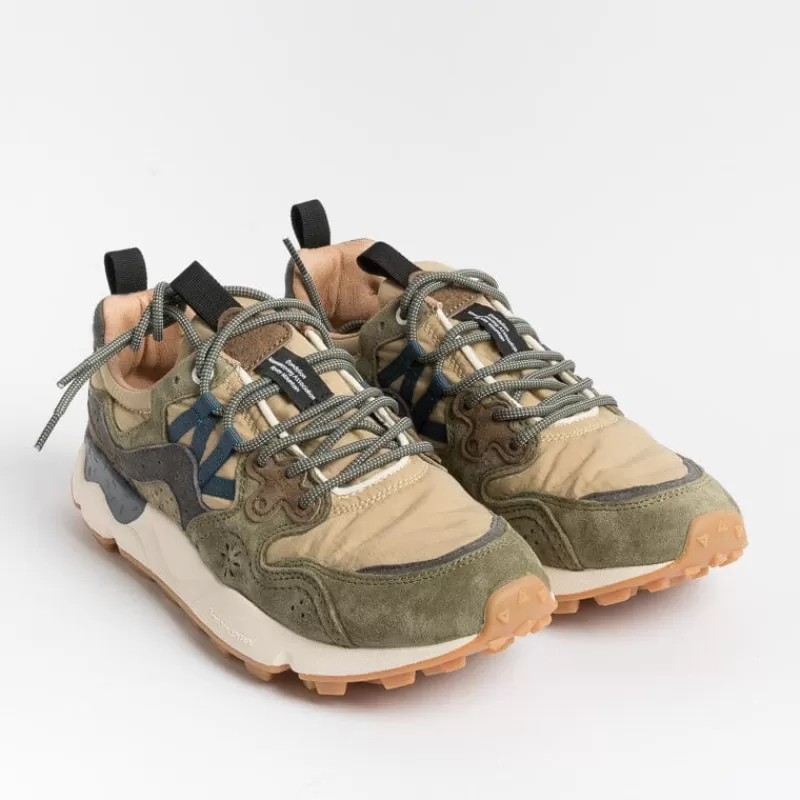 Men FLOWER MOUNTAIN Sneakers* - Yamano 3 Sneakers - Beige / Military