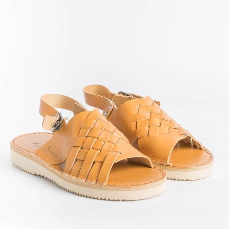Women FRACAP Low Sandals* - Flat Sandals D177 - Nebrasca - 900 Tan