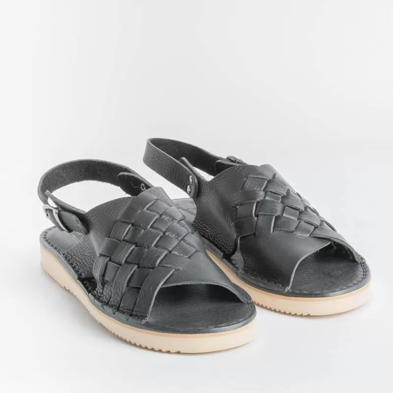 Women FRACAP Low Sandals* - Flat Sandals D177 - Nebrasca - Black
