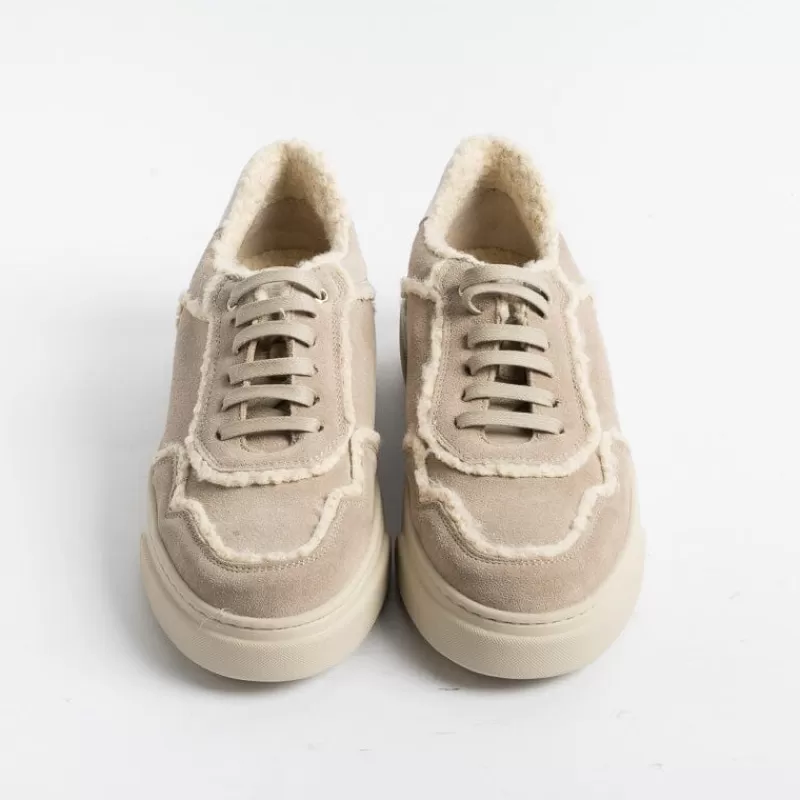 Women Fratelli Rossetti - Collezione Donna Sneakers*Fratelli Rossetti - Sneakers - 76828 - Sand Suede