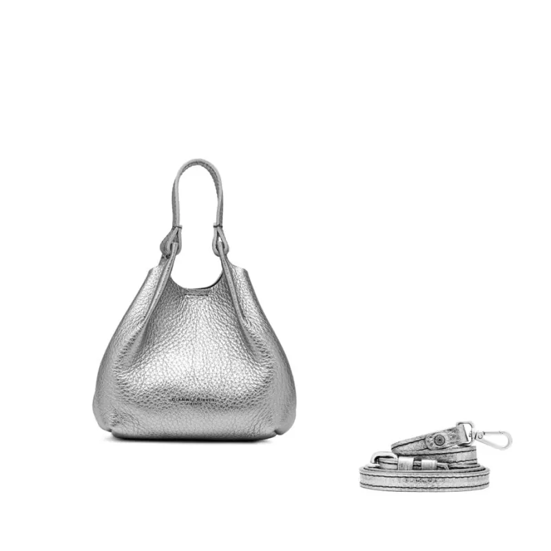 Women Gianni Chiarini Tote Bags* - Bs 9718 - Dua - Dark Silver Beaver