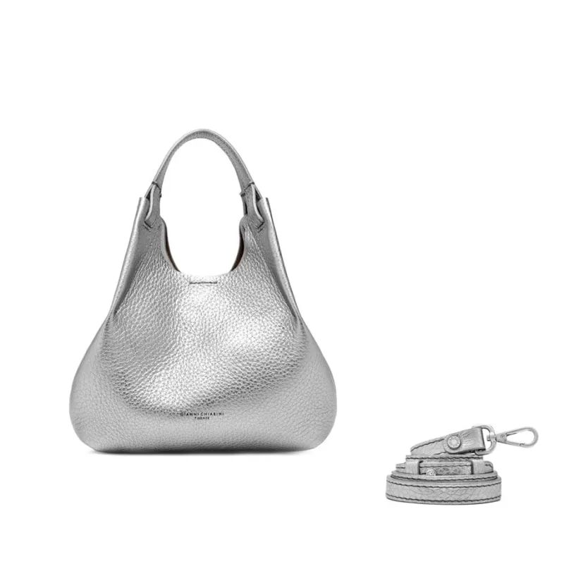 Women Gianni Chiarini Tote Bags* - Bs 9719 - Dua - Dark Silver Beaver