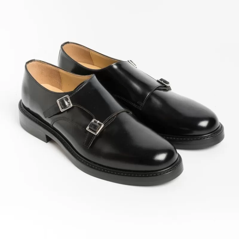 Women HENDERSON - Collezione Donna Loafers*Henderson - Double Buckle Moccasin - Caren - Black