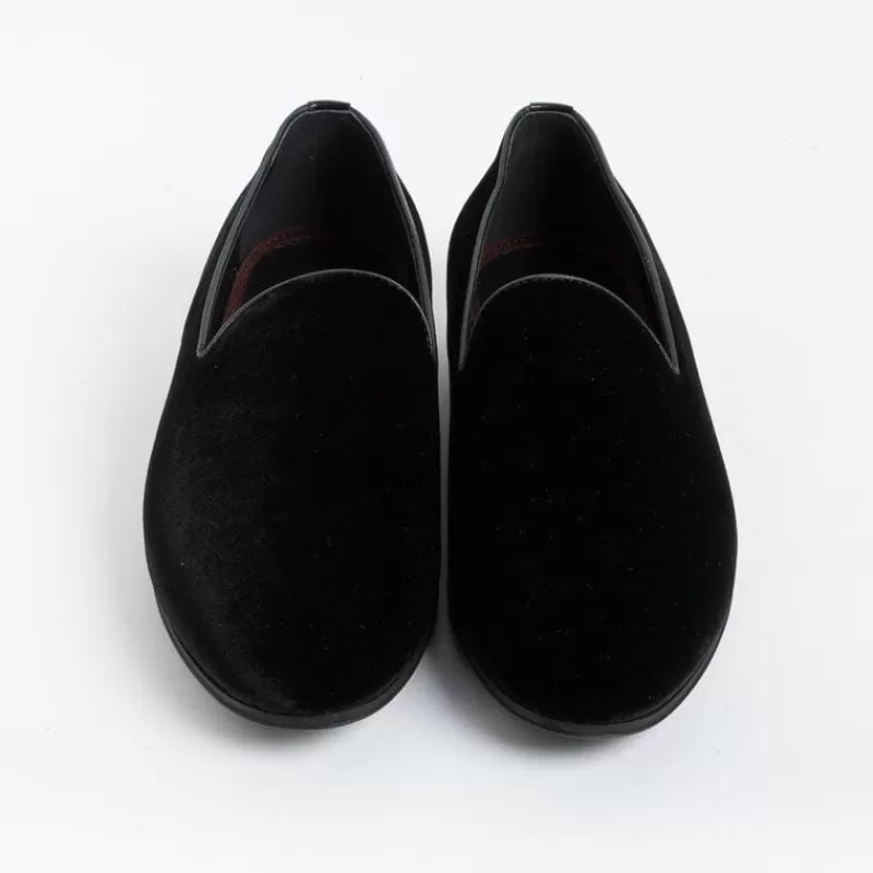 Men HENDERSON Wedding Shoes* - Moccasin - Casino' - Black Velvet