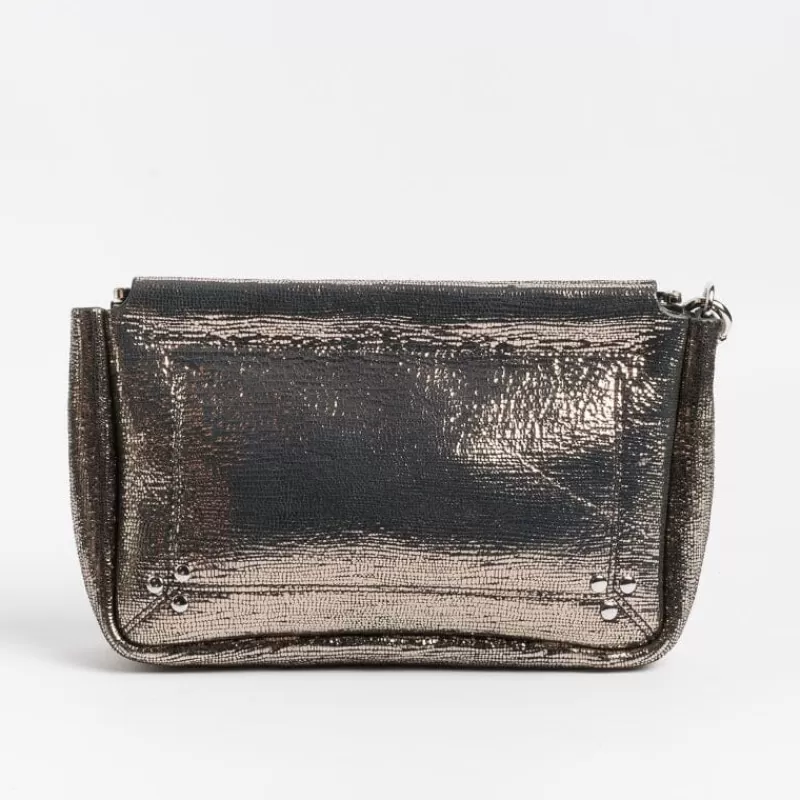 Women Jerome Dreyfuss Pochette* - Clic Clac Pochette - Silver Lame