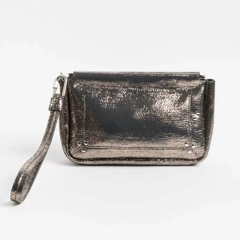 Women Jerome Dreyfuss Pochette* - Clic Clac Pochette - Silver Lame