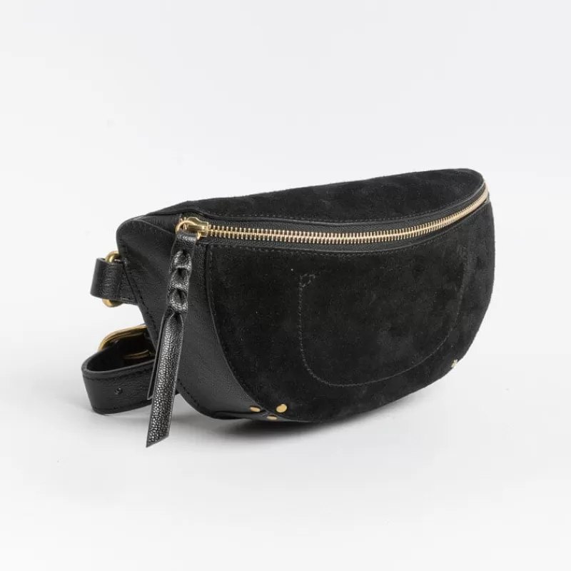 Women Jerome Dreyfuss Waist Bag* - Pouch - Linen - Black
