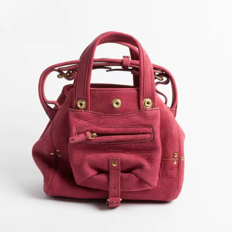 Women Jerome Dreyfuss Mini Bags*Jeromee Dreyfuss - Billy Dwarf - Croco Framboise