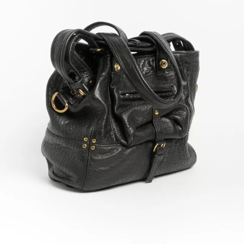 Women Jerome Dreyfuss Tote Bags*Jeromee Dreyfuss - Billy S - Croco Noir