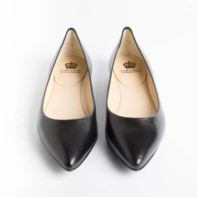 Women L'Arianna Ballerina*L 'Arianna - Ballerina Bl1011 - Siviglia - Black Rubber Sole