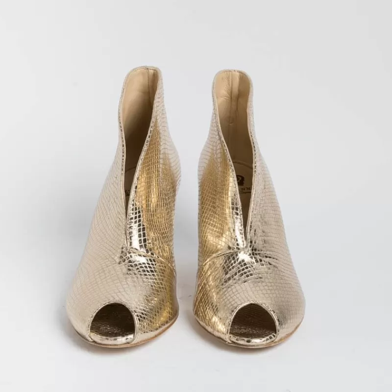Women L'Arianna Ceremony - Shoes And Clutches*L' Arianna - Decollete - Ch1635 - Gold Laminate