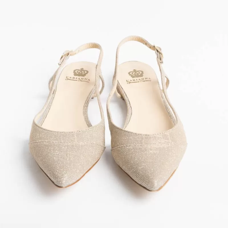 Women L'Arianna Ceremony - Shoes And Clutches*L' Arianna - Sling Back - Ch2006 - Sirio Nude