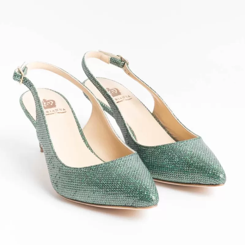 Women L'Arianna Slingbacks*L 'Arianna - Sling Back Ch2025 - Luminor - Green