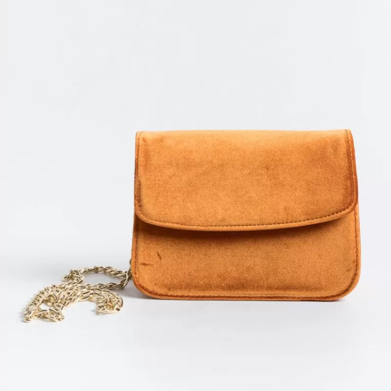 Women L'Arianna Clutch* - Bag - Lola - Orange Velvet