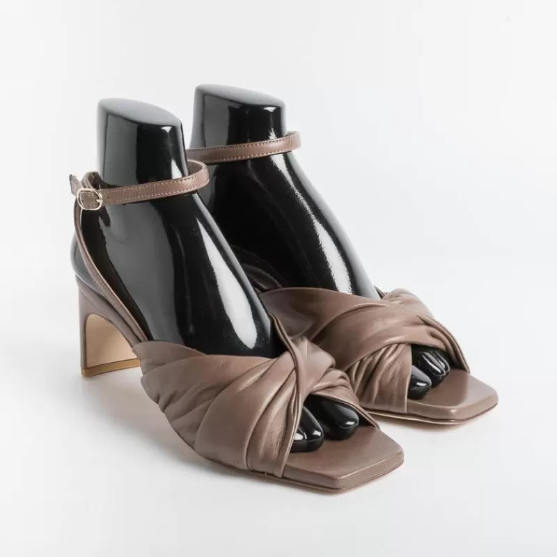 Women LORENA PAGGI Sandals With Heel* - Sandals With Heel 11554 - Onion