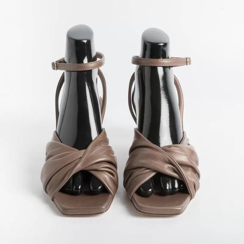 Women LORENA PAGGI Sandals With Heel* - Sandals With Heel 11554 - Onion