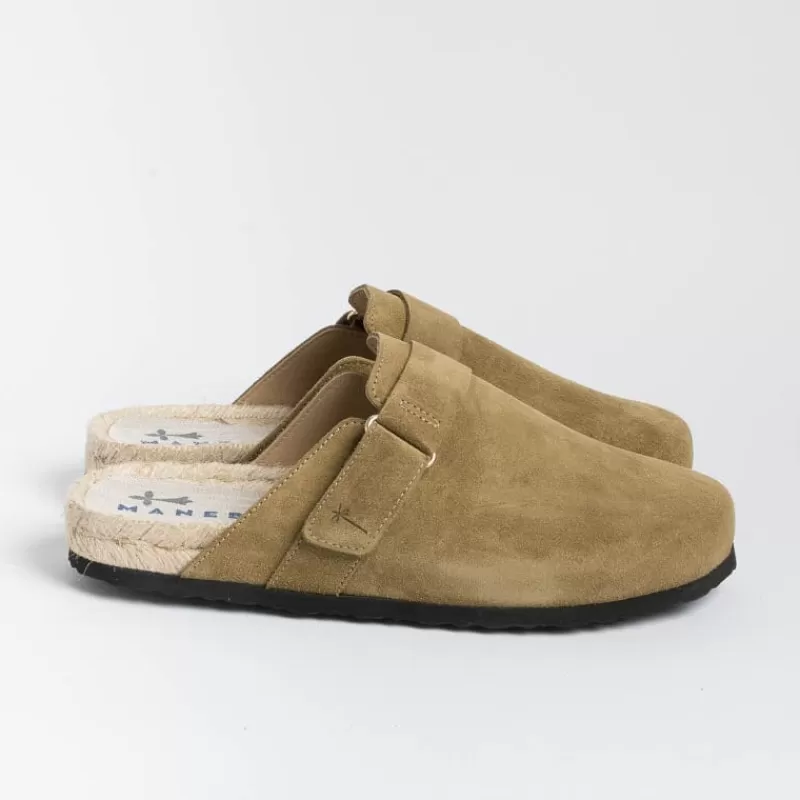 Women MANEBI Sabots And Sleepers* - Clog-Sleepers - Khaki