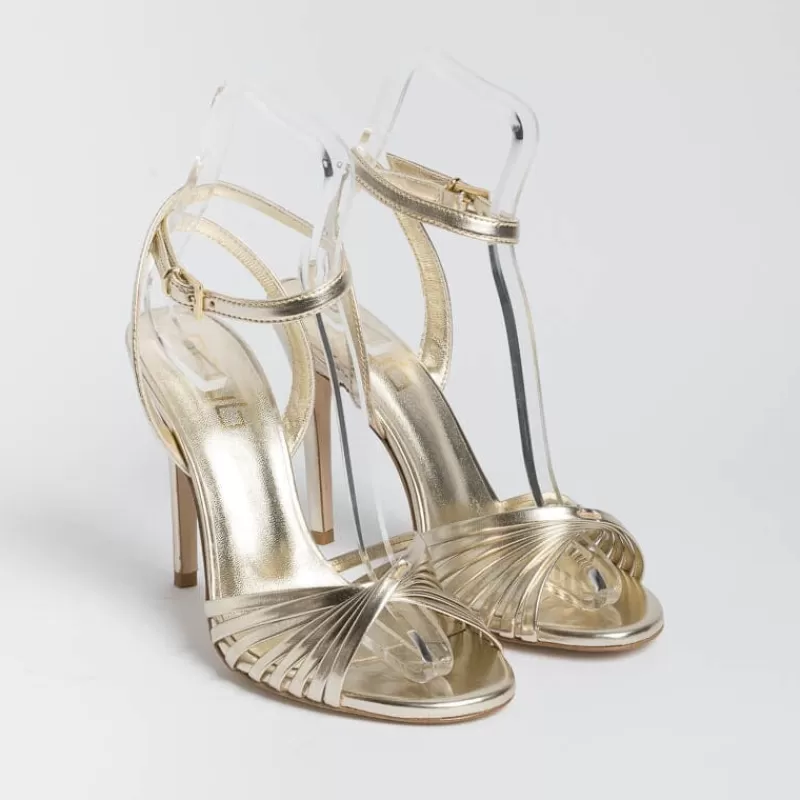 Women NCUB Wedding Shoes* - Sandals With Heels - Sole 19 - Platinum Laminate