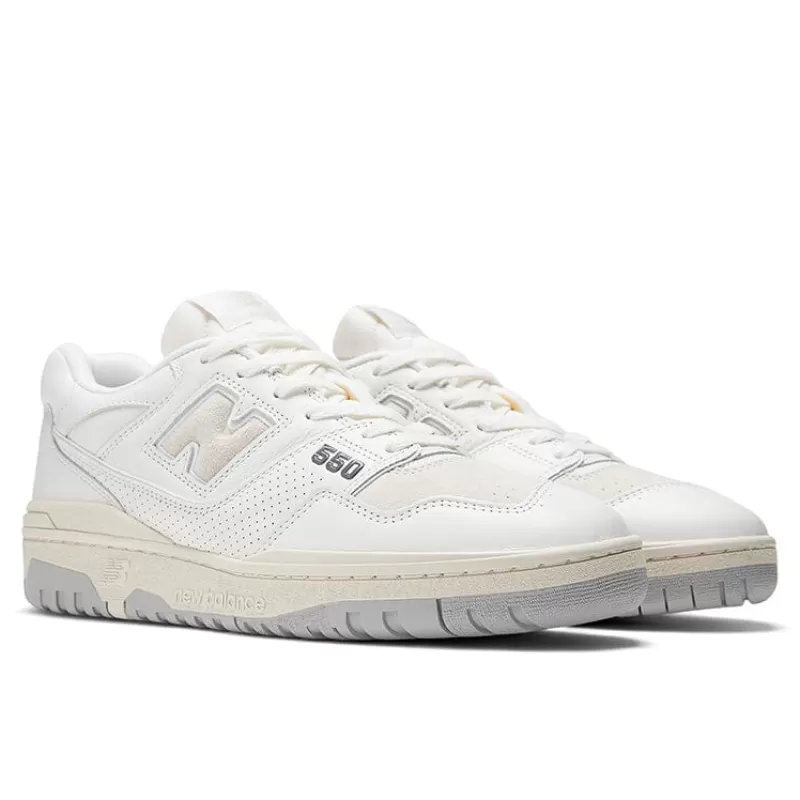 Men NEW BALANCE - Collezione Uomo Sneakers*New Balance - Sneakers Bb550Pwg - White Beige