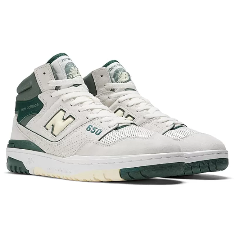Men NEW BALANCE - Collezione Uomo Sneakers*New Balance - Unisex Sneakers Bb650Rvg - White Green
