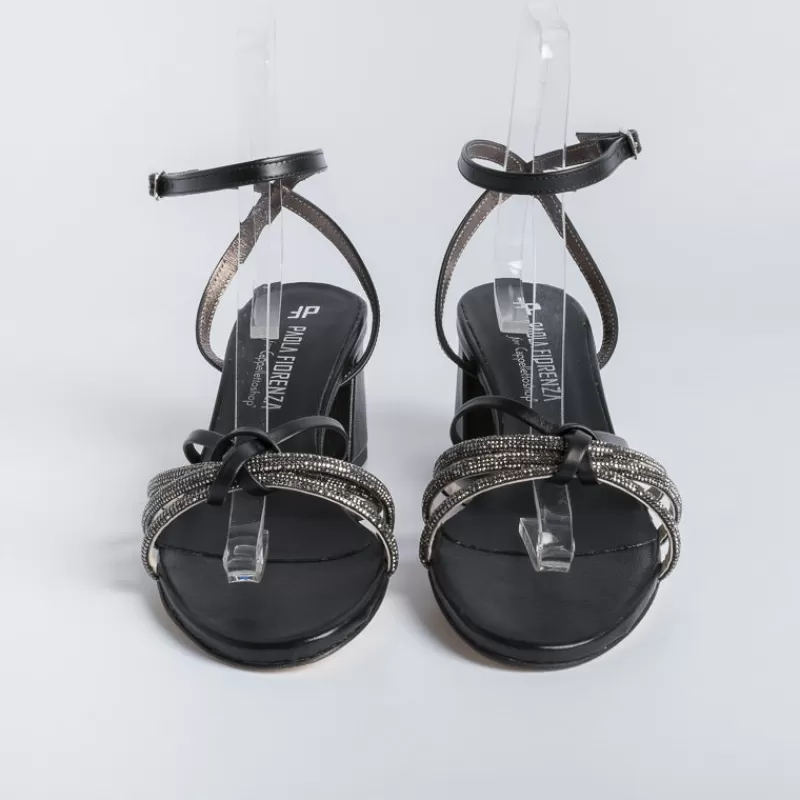 Women PAOLA FIORENZA Sandals With Heel* - Sandals With Heels - Fd13 - Black